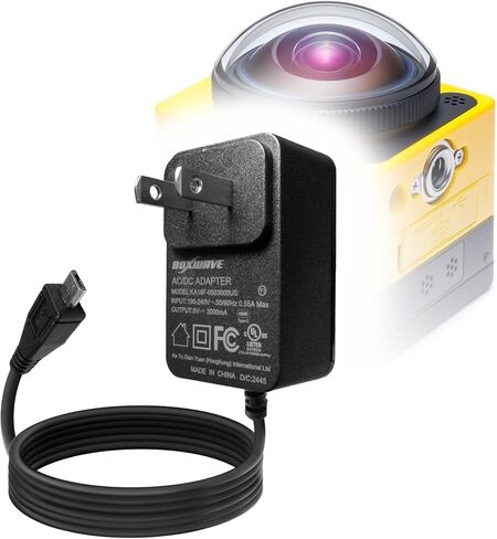 BoxWave Charger Compatible with Kodak PixPro SP360 - Wall Charger Direct (15W), Rapid Charge Your Device with Built-in 3ft Cable in Kuwait