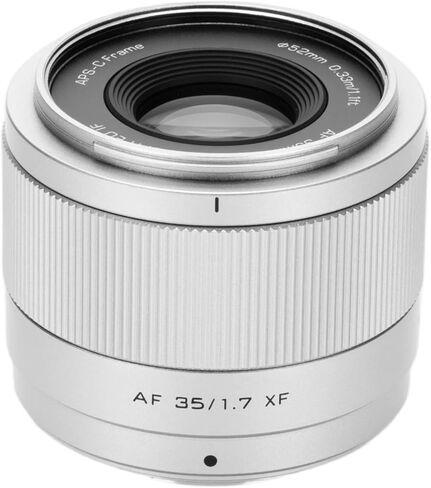 VILTROX 35 مم f1.7 فوجي، AF 35 مم f/1.7 Air XF لـ Fuji X-Mount، APS-C التركيز التلقائي X Mount Lens لـ Fuji X-T10 X-T2 X-T20 X-T3 X-T4 X-H2 X-T200 X-T30 X-PRO02 XS10 XS20 X-M5، فضي in Kuwait