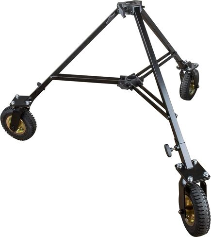 Kupo Steadicam Stand with Pneumatic Wheels, Heavy Duty Docking Stand for Stabilizer Rigs, Min Height 52.1", Max Height 80", Supports 79lbs, Rolling Studio Support - Black (KS141611) in Kuwait