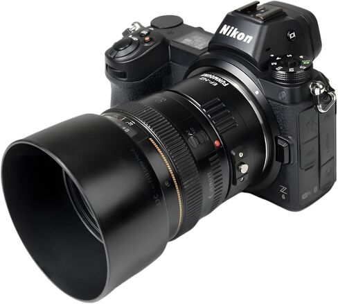 محول تركيب عدسة EF-Z مع تذكير التركيز لعدسة Canon EF لكاميرا NikonZ Mount Zf Z5II Z9 Z8 Z7II Z7 Z6III Z6II Z6 Z5 Z50II Z50 Z30 ZFC، محول حلقة محول حامل العدسة in Kuwait