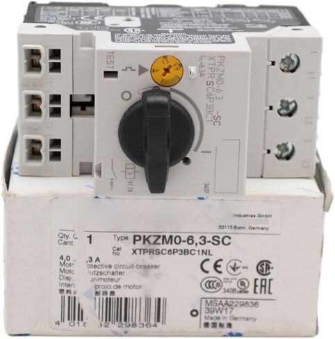 1 PCS NEW PKZM0-6.3-SC Factory Packing with Warranty PKZM06.3SC in Kuwait