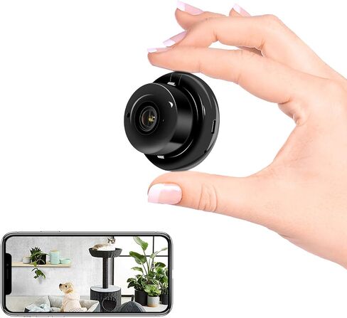 Mini IP Camera WiFi Home Security Surveillance Nanny Camcorder with 2 Way Audio Motion Detection Night Vision in Kuwait