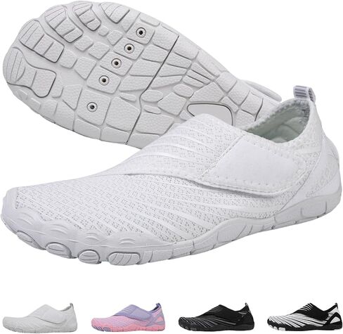 MOCHINI Voyabarefoot Shoes for Women Men 2026 Upgrade Wide Toe Box Barefoot Hiking Sandals, Non-Slip Adjustable Comfortable Slip On Water Shoes for Beach Walking Travel in Kuwait