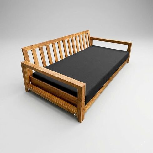 |Cover ONLY| Outdoor Knife Edge 6" Crib Size Daybed Fitted Sheet Slipcover AD003 in Kuwait