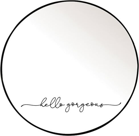 ملصق مرآة Hello Gorgeous من الفينيل لديكور الحمام مقاس 18 × 2.7 بوصة (Hello Gorgeous) in Kuwait