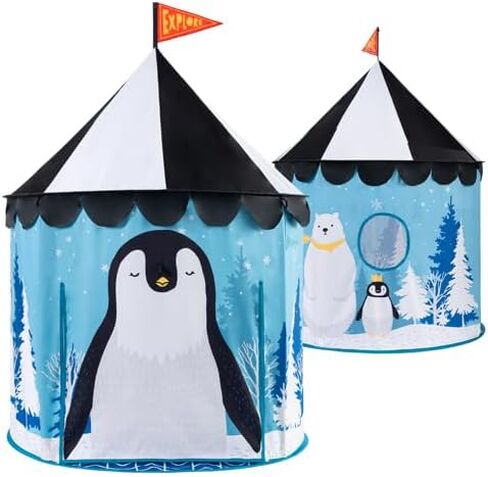 Rocket Space Ship Play Tent for Kids with Star Lights, Astronaut Themed Pop-Up Playhouse for Indoor & Outdoor, Foldable Space Adventure Gift for Boys and Girls in Saudi Arabia
