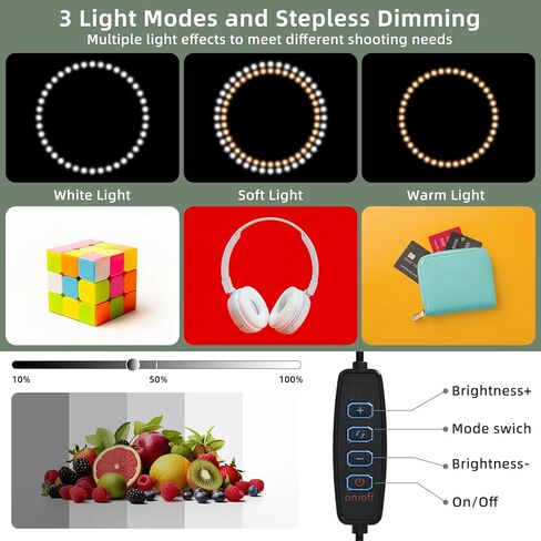Lightdow 16"x16"x16" صندوق إضاءة استوديو الصور + قابس من النوع C in Kuwait