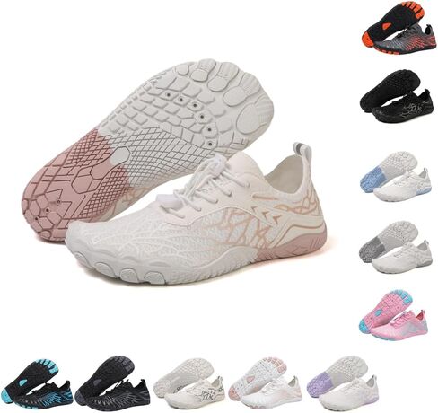 HF Stride Shoes Women Slip On Walking Sneakers HF Stride Barefoot Shoes Wide Toe Box Hike Barefoot Sneakers Pro Barefoot Shoe Minimalist Trail Running Sneaker Breathable & Non-Slip Athletic Footwear in Saudi Arabia