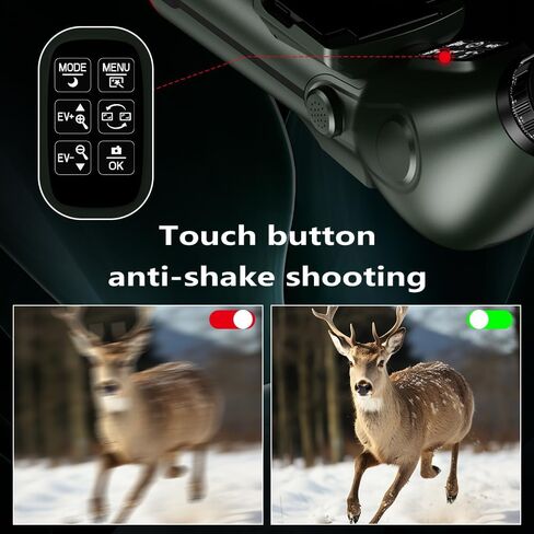 [ZenTech Lab] تلسكوب فلكي رقمي SPX5-80 - فيديو 4K، فتحة 78 مم، طول بؤري 300 مم، تكبير رقمي 18x، شاشات مزدوجة، قابلة لإعادة الشحن من النوع C in Kuwait