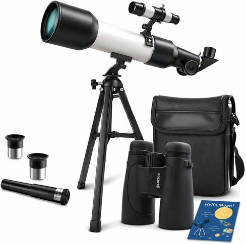 مجموعة Explorer المطورة - تلسكوب 36060 + منظار 10x42 عالي الدقة in Kuwait