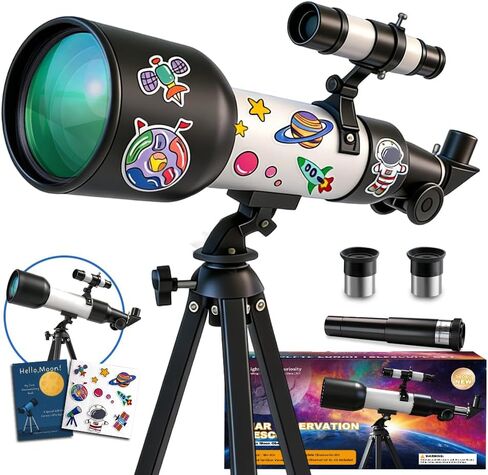 مجموعة Explorer المطورة - تلسكوب 36060 + منظار 10x42 عالي الدقة in Kuwait