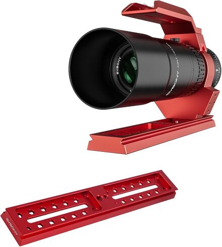 SVBONY SV545 Telescope Petzval Lens APO with SV239 254mm Dovetail Plate, F4.5 203mm Focal Length Refractor Dual-Sided Dovetail, M48 Thread for Full Frame Astrophotography in Kuwait