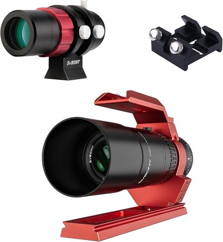 SVBONY SV545 APO Telescope Refractor 54mm Bundle with Universal Dovetail Base and SV165 Mini Guide Scope 30mm for Wide Field Astrophotography in Kuwait