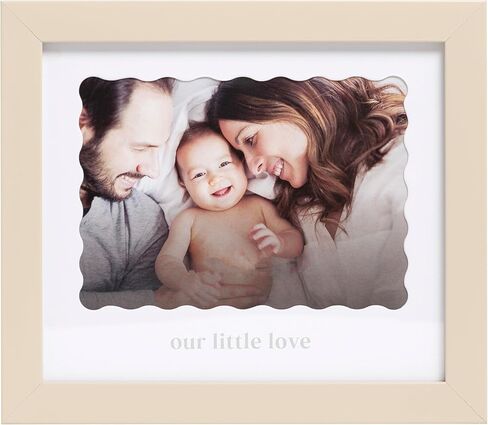 إطار صور I Love Mommy Thumbprint من Kate & Milo، هدية عيد الأم، ديكور حمام الطفل والحضانة، طباعة للأم والوليد مع وسادة حبر متضمنة ذات ملمس نظيف، صورة تذكارية للابن أو الابنة in Kuwait