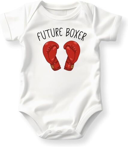 تي شيرت للأطفال من Future Boxer، تي شيرت للأطفال الصغار والأطفال - قميص ملاكمة لطيف للأطفال تي شيرت برسوم بوكسر in Kuwait