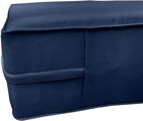 |Cover ONLY| Outdoor Piped Trim 6" Crib Size Daybed Fitted Sheet Slipcover AD101 in Kuwait