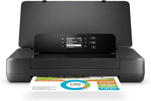 طابعة Office Jet 200 النافثة للحبر المحمولة اللاسلكية USB ePrint HPOJ200 مع سلك الطاقة كابل USB الحبر المستخدم ضمان 90 يومًا in Kuwait
