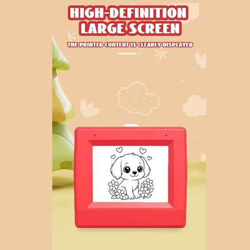 طابعة ملصقات بتقنية الذكاء الاصطناعي، صانع ملصقات محمول للتحكم الصوتي بتقنية واي فاي 2.4 جيجا مع شاشة عرض عالية الوضوح، لتعلم العمل المكتبي وعشاق الأعمال اليدوية in Kuwait