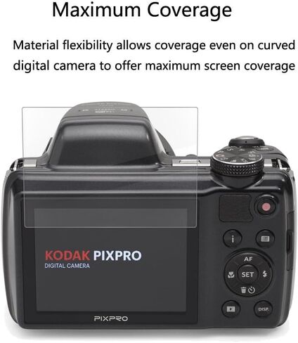 for Kodak PIXPRO AZ528 Screen Protector - [3 Pack] HD Clear Soft TPU Film [Anti-Fingerprint] [Anti-Scratch] [Bubble Free] Compatible for Kodak PIXPRO AZ528 Digital Camera in Kuwait