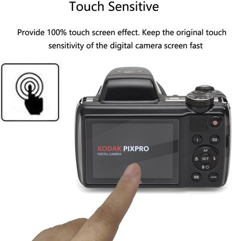 for Kodak PIXPRO AZ528 Screen Protector - [3 Pack] HD Clear Soft TPU Film [Anti-Fingerprint] [Anti-Scratch] [Bubble Free] Compatible for Kodak PIXPRO AZ528 Digital Camera in Kuwait