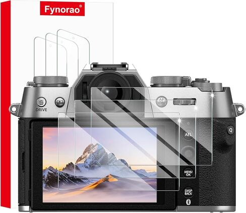 3-Pack Screen Protector for Fujifilm X-T50/X-E5/X-M5 Camera, Tempered Glass Film, Impact-Protection, HD, Anti-Shatter, Anti-Scratch, 9H Hardness, 2.5D Curved Edges, Case Friendly, Bubble Free in Kuwait