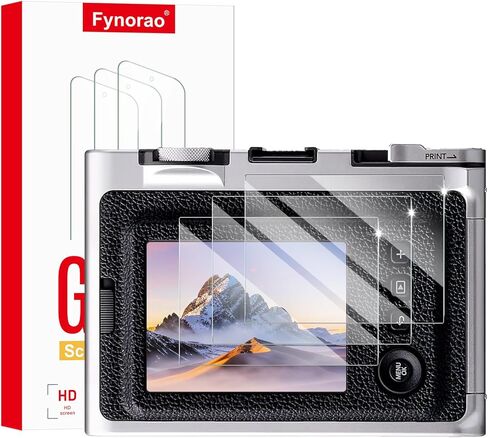 3-Pack Screen Protector for Fujifilm X-T50/X-E5/X-M5 Camera, Tempered Glass Film, Impact-Protection, HD, Anti-Shatter, Anti-Scratch, 9H Hardness, 2.5D Curved Edges, Case Friendly, Bubble Free in Kuwait