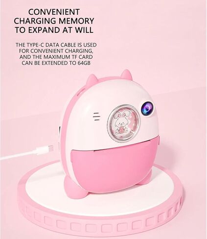 كاميرا EBTOOLS للطباعة الفورية، عدسة مزدوجة 48 ميجابكسل 1080P HD مع شاشة 2.4 بوصة وشحن من النوع C، لتسجيل الحياة وتخصيص الصور in Kuwait