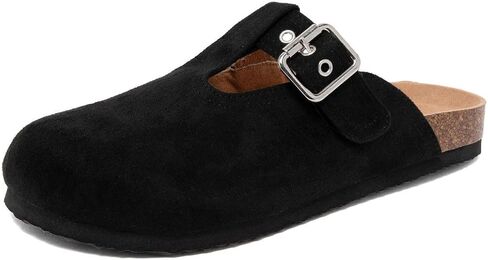 حذاء نسائي من Sugar Clog Mule مريح سهل الارتداء مع إبزيم قابل للتعديل ووسادة قدم من الفلين - سنيكر in Kuwait