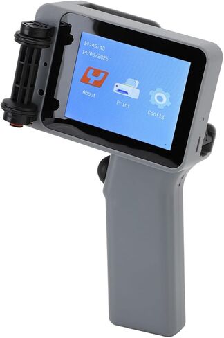 Sorandy Handheld Inkjet Printer, 4.3 Inch HD LED Touchscreen, Intelligent 4 Core CPU Printer with Smart Function, Ideal for Plastic Bottles, Wood, Acrylic, Fabric, Paper, Textiles & in Kuwait