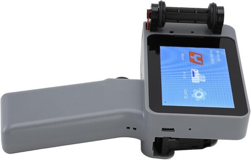Sorandy Handheld Inkjet Printer, 4.3 Inch HD LED Touchscreen, Intelligent 4 Core CPU Printer with Smart Function, Ideal for Plastic Bottles, Wood, Acrylic, Fabric, Paper, Textiles & in Kuwait