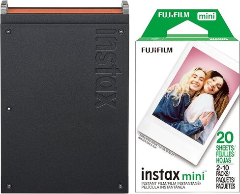 حزمة طابعة Fujifilm Instax Mini Link+ للهواتف الذكية وحزمة فيلم مزدوج (20 صورة). in Kuwait