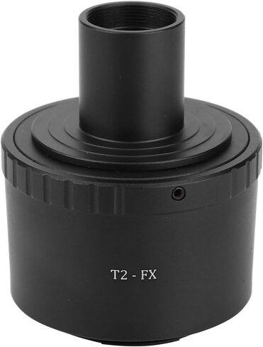 محول معدني Acouto T2-FX لمجهر تثبيت T 23.2 مم إلى كاميرا Fuji FX SLR - تصميم مدمج لتسجيل الصور بدون جهد in Kuwait