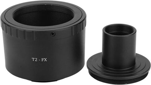 محول معدني Acouto T2-FX لمجهر تثبيت T 23.2 مم إلى كاميرا Fuji FX SLR - تصميم مدمج لتسجيل الصور بدون جهد in Kuwait