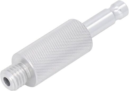 Prism Pole Adapter, Aluminum Alloy Snap On Prism to 5/8 X 11 Inch Tribrach Adapter, Universal Fit, Easy Installation with Most Prisms in Kuwait