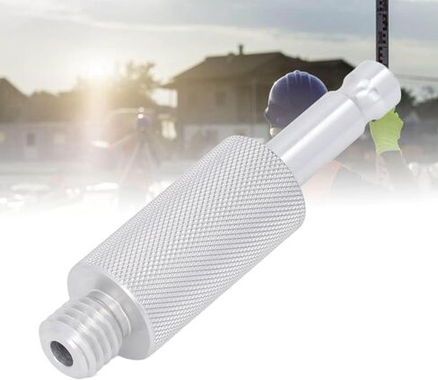 Prism Pole Adapter, Aluminum Alloy Snap On Prism to 5/8 X 11 Inch Tribrach Adapter, Universal Fit, Easy Installation with Most Prisms in Kuwait