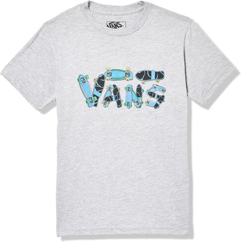 تي شيرت Vans Baby-Boys Boarded - تي شيرت كاجوال برسومات للأولاد والبنات، مقاس عادي، نسيج ناعم ومتين، ياقة مضلعة in Kuwait