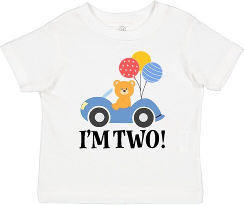inktastic 2nd Birthday Bear 2 Year Old Boy Toddler T-Shirt in Saudi Arabia