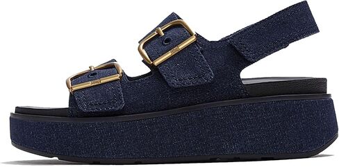 صندل FitFlop النسائي Gen Ff Max بإبزيم من قماش الدنيم بحزام خلفي in Kuwait