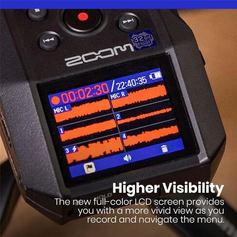 Zoom H6essential 6-Track 32-Bit Float Handy Recorder, Bundle with Bluetooth Adapter in Kuwait