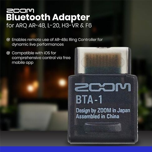 Zoom H6essential 6-Track 32-Bit Float Handy Recorder, Bundle with Bluetooth Adapter in Kuwait
