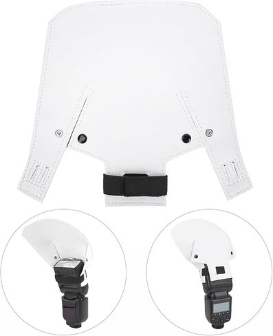 Portable Camera Flash Diffuser, Arc Shape Softbox Reflector for, White - Durable PU Material, Easy Installation, Universal Compatibility in Kuwait