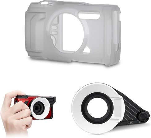 JJC FD-1 Flash Diffuser with Camera Silicone Jacket for Olympus Tough TG-7 in Kuwait