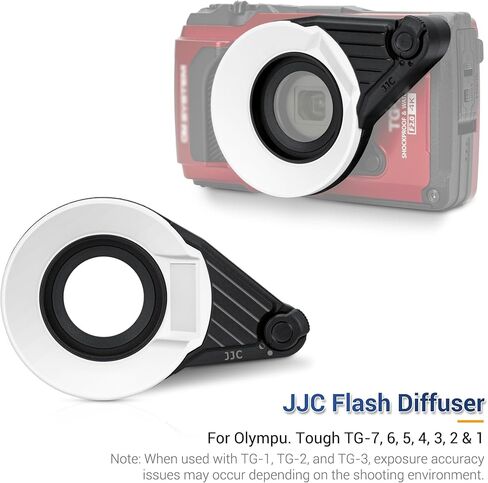 JJC FD-1 Flash Diffuser with Camera Silicone Jacket for Olympus Tough TG-7 in Kuwait