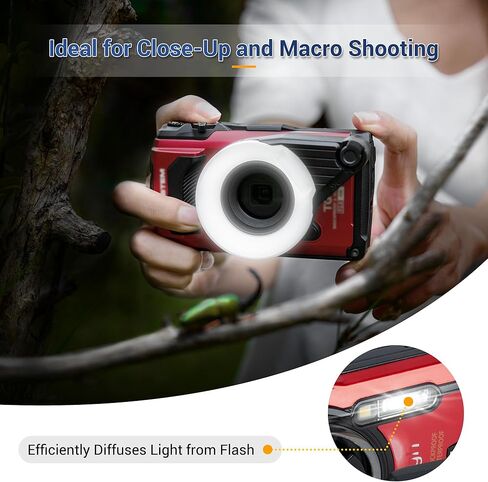 JJC FD-1 Flash Diffuser with Camera Silicone Jacket for Olympus Tough TG-7 in Kuwait