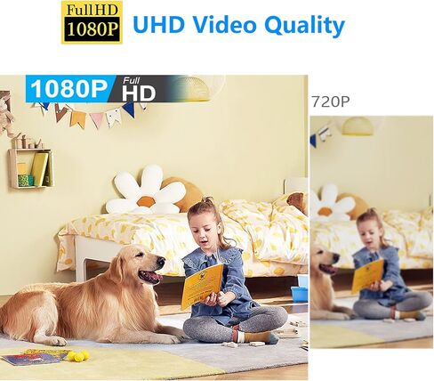 أصغر كاميرا واي فاي لاسلكية، كاميرا تجسس صغيرة، كاميرا محمولة HD1080P مع تسجيل فيديو رؤية ليلية للتغذية المباشرة، كشف الحركة، تخزين سحابي للأمان مع تطبيق iOS Android، للاستخدام الخارجي/الداخلي in Kuwait