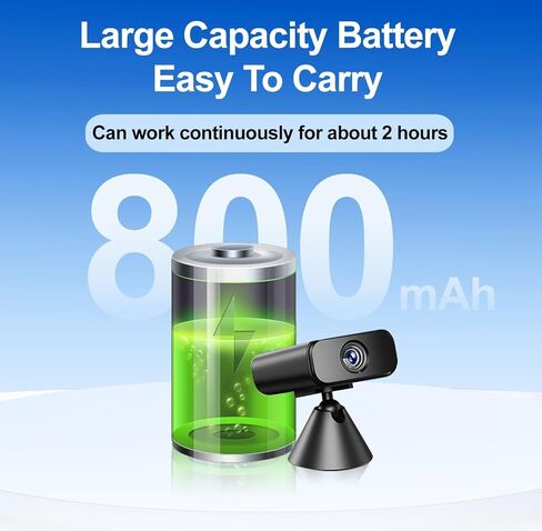 【Free 64G】Wireless Wifi Ultra Mini Camera,4KHD Live Video,Pocket-Sized-Compact Tiny Security Cam,No Need Wifi Camera with Night Vision & Motion Detection,Nanny Cam for Home,Baby Monitor,Pet Monitor in Kuwait