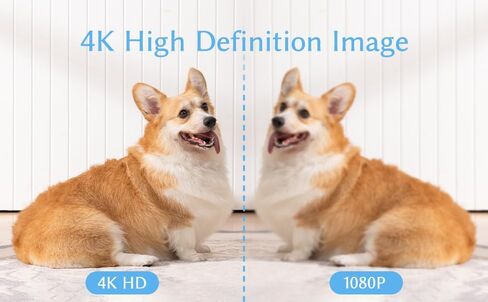 Mini 4K HD WiFi Security Camera - Wireless Small Camera with Night Vision,Nanny Cameras for Indoor Home Cameras,Motion Detection, Pet/Baby Monitor, APP Control, Cloud & SD Storage in Kuwait