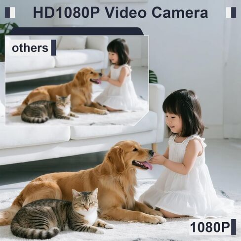 WiFi Mini Hidden Camera HD 1080P Wireless Security Cameras, Motion Detection Night Vision Loop Video, App Control Surveillance Nanny Cam for Home Office Baby Pet Monitor Video Only in Kuwait
