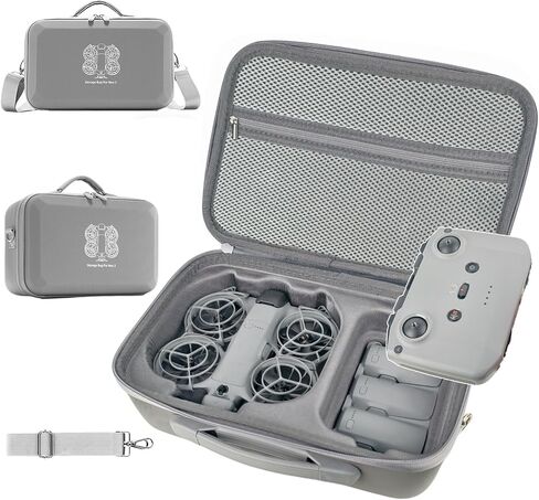 Hard Carrying Case for DJI Neo Motion Fly More Combo Drone Accessories, Waterproof Portable Travel Shoulder Storage Bag for Neo Goggles N3/3, RC Motion 3 Controller, Battery Charger Hub in Saudi Arabia