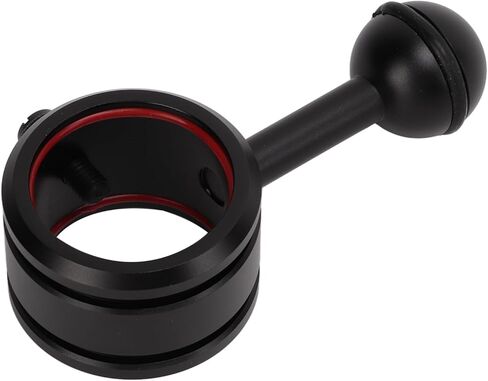 Generic Diving Flashlight Ball Arm with Anodized Hard Coating Clamp for 28‑34mm Torch Light, Aluminum Alloy Ball Head Bracket for Diving Enthusiasts in Kuwait